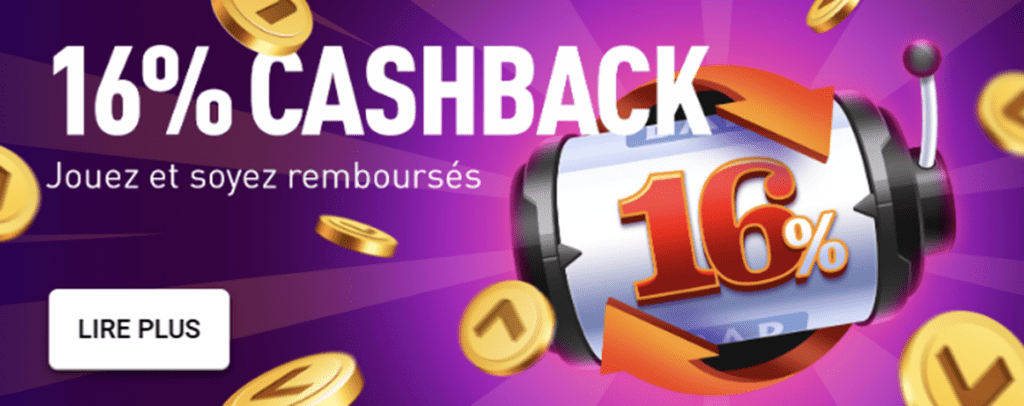 leon casino promo 16% cashback